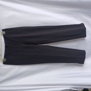 EDAS Black Dress Pants, Made in Italy, Sz 8, Ankle